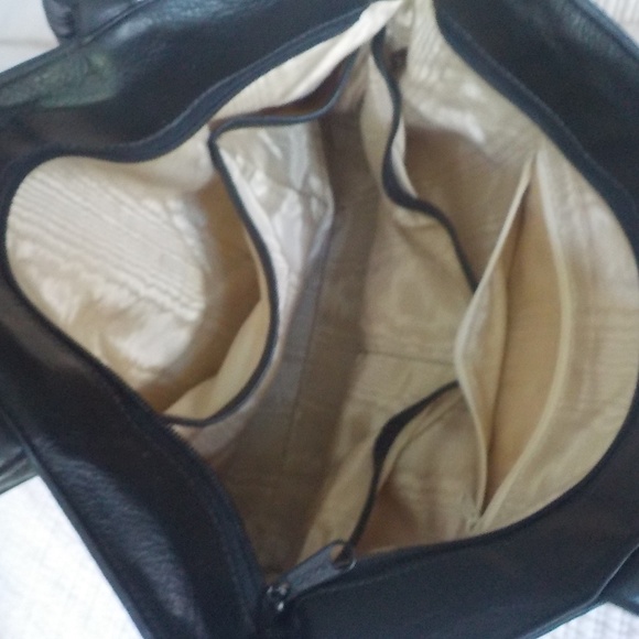 Map Fabric/Leather Shoulder Bag - Picture 6 of 10